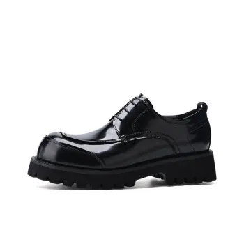 U7 Men's Casual Shoes Men Low Top Black
