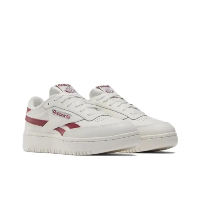 Reebok Women's Club C Double Revenge 'Chalk Classic Burgundy' Women's-2