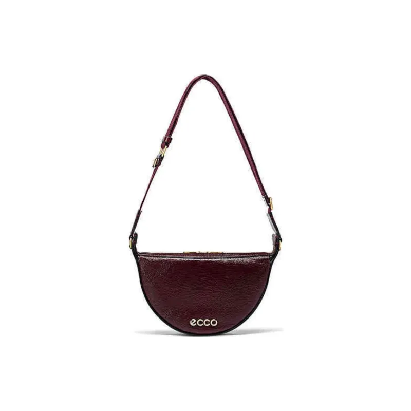 Ecco Cow Leather Crossbody Bag, Shoulder Bag Regular Women's Dark Burgundy-0