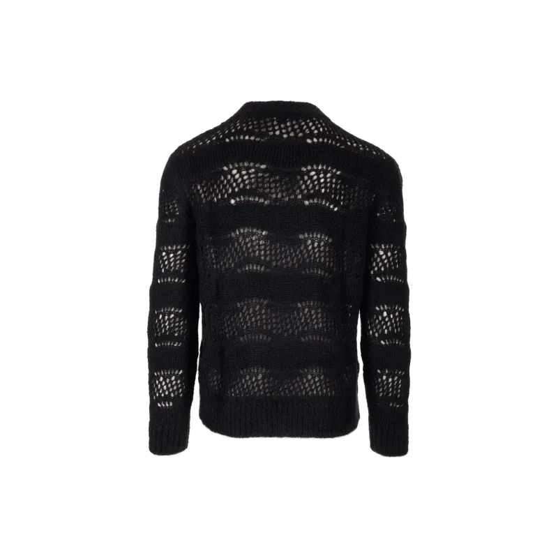 SAINT LAURENT FW23 Sweater Men's Black-2