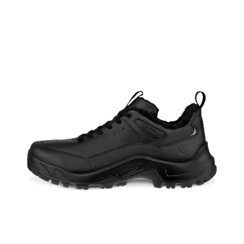 Ecco Wear Resistant Low Top Casual Shoes Men's Black