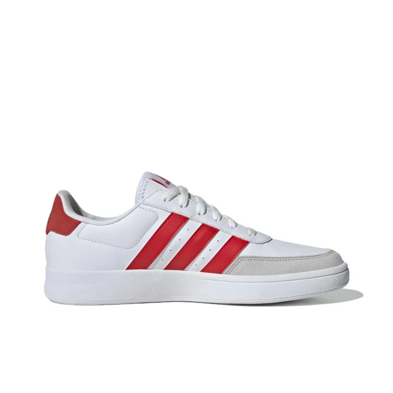 Adidas BREAKNET 2.0 Anti Slip Wear Resistant Low Top Skateboard Shoes Men's White-1