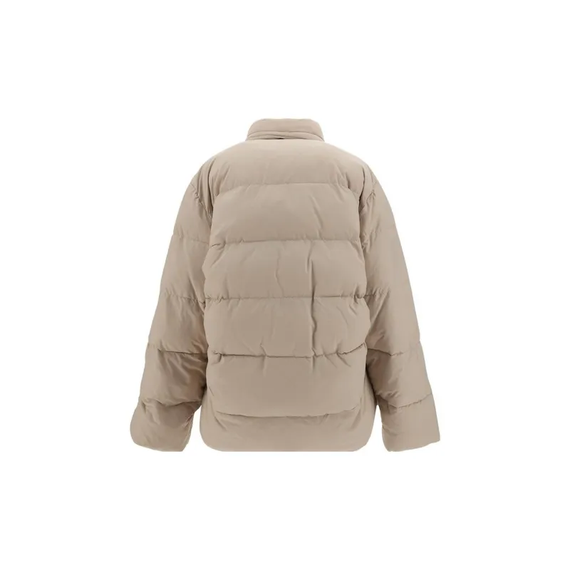 Balenciaga SS23 Puffer Jacket Regular Fit Women's Khaki-1