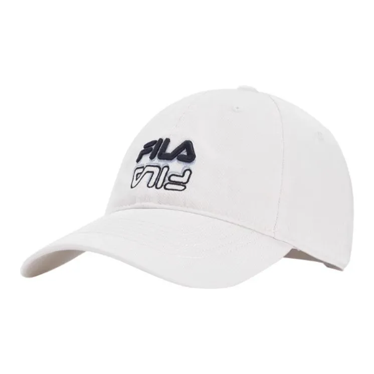 FILA Polyester Baseball Caps Unisex Cloud White-0