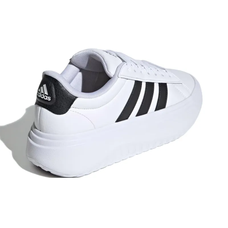 Grand Court Women's Adidas Platform 'White Black' Women's-3