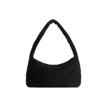 ARKET Polyester Shoulder Bag Crossbody Bag Medium Size Women's Black