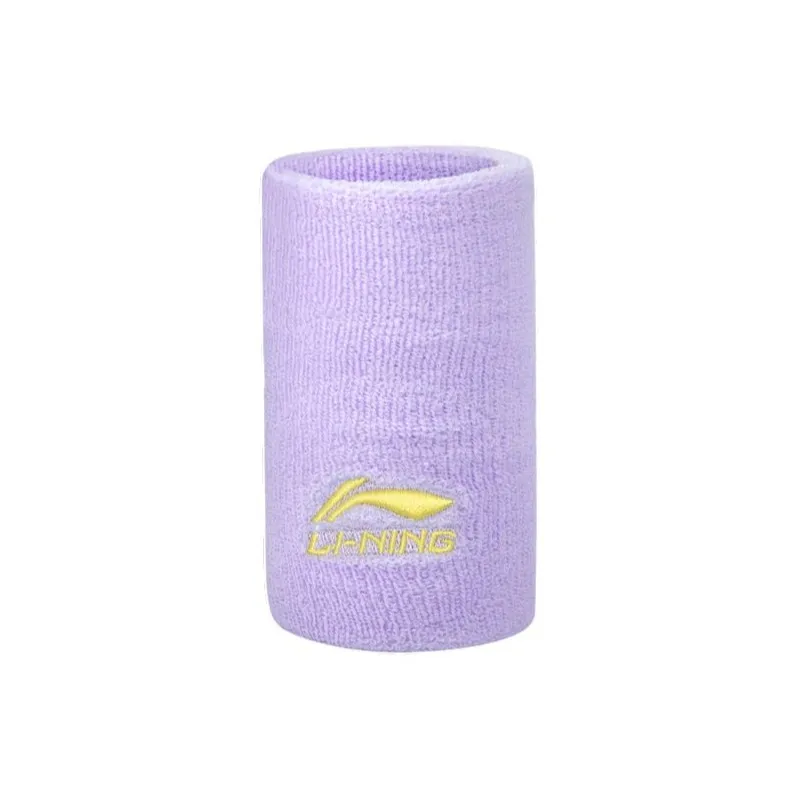 LiNing Running Fitness Wristbands Breathable Protective Slip Resistant Pearl White Cotton Polyester Basic Protective-6