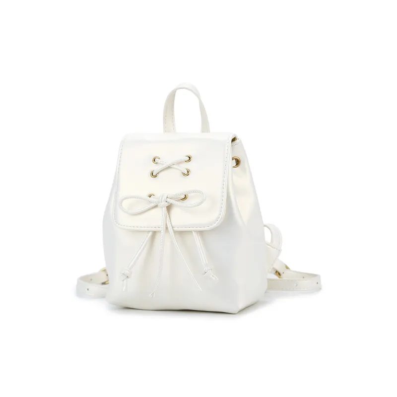 UNITE STAR PU Backpack Regular Women's Pearl White/Pearl Pink/Black/Silver-24