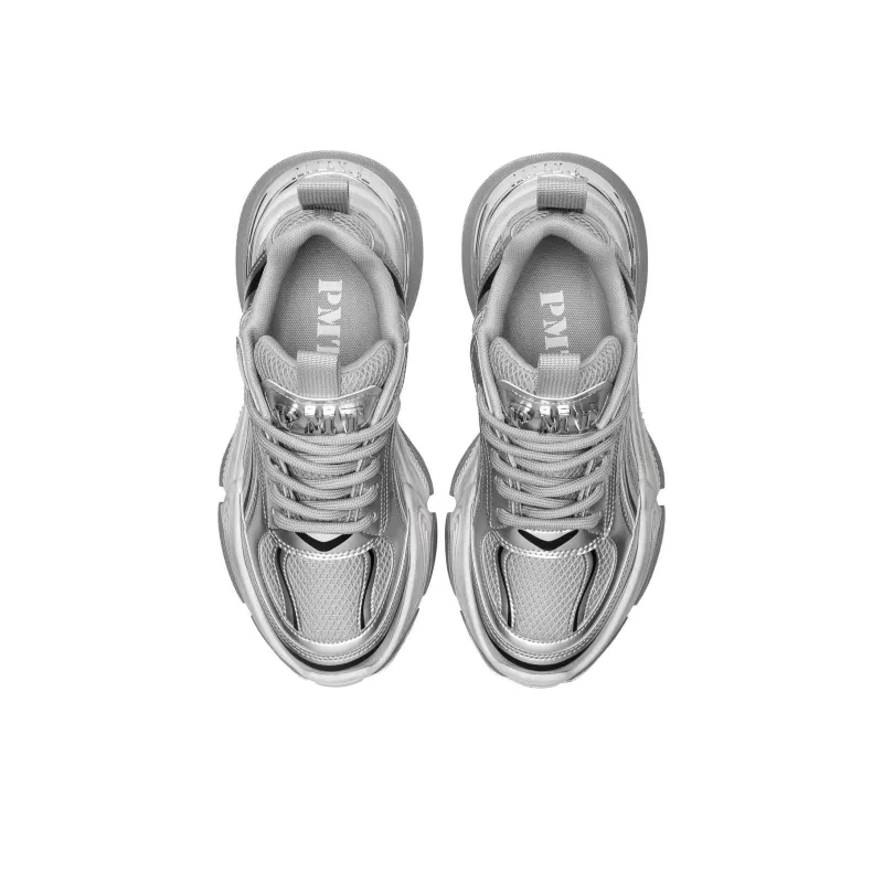 PMT Fashion Casual Cushioning Anti-Slip And Wear-Resistant Height Increasing Low-Top Chunky Sneakers Unisex-3