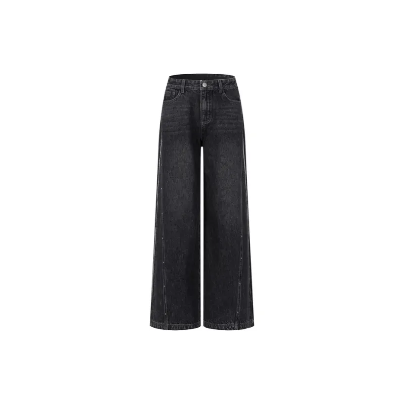 Three Quarters Jeans Women's Black-2