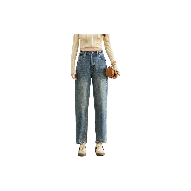 SMEN Jeans Women's Denim Blue-10