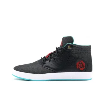 Adidas D Rose Lakeshore Anti Slip Wear Resistant Mid Top Basketball Shoes Men's Black