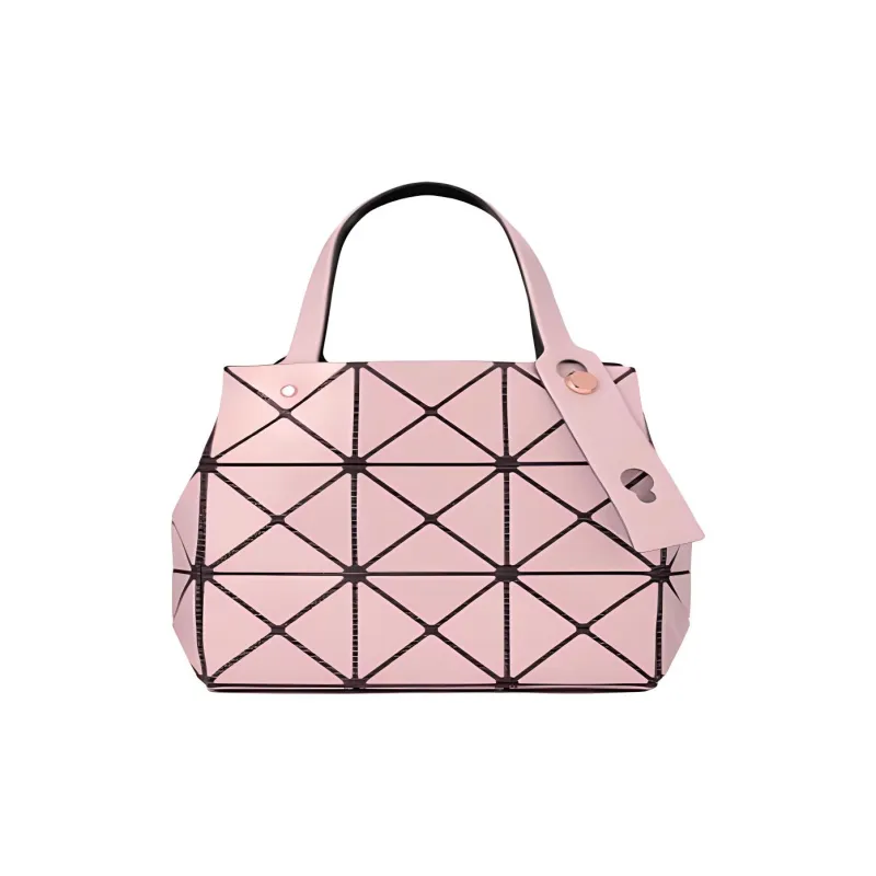 ISSEY MIYAKE CARAT PVC Tote Bag, Shopping Bag, Handbag Trumpets Women's Cherry Blossom Pink-1