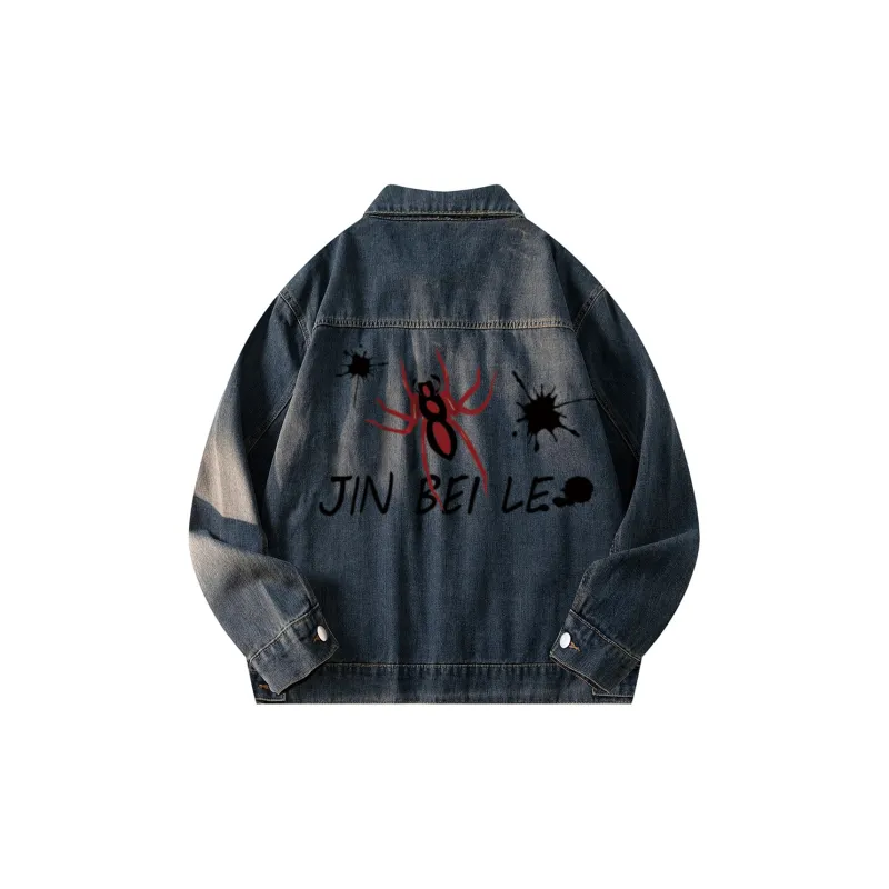 JINBEILE Denim Jackets Unisex-9