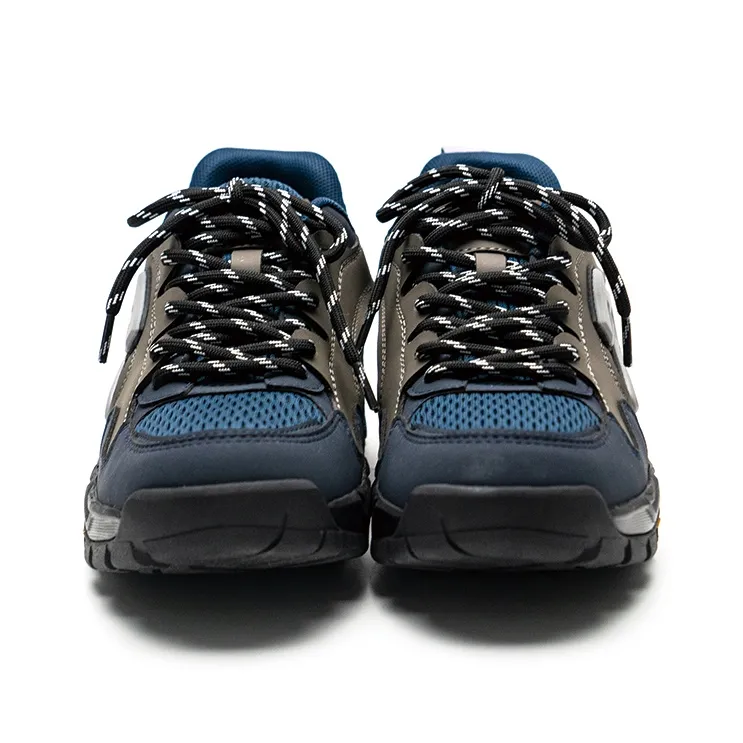 Mule Donkey Durable Breathable Lightweight Low Top Chunky Sneakers Unisex Blue Gray-5