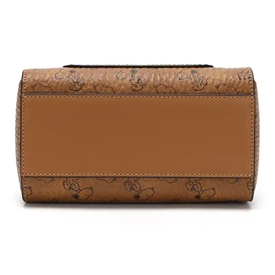 SNOOPY PU Shoulder Bag Crossbody Bag Handbag Regular Women's Brown-5