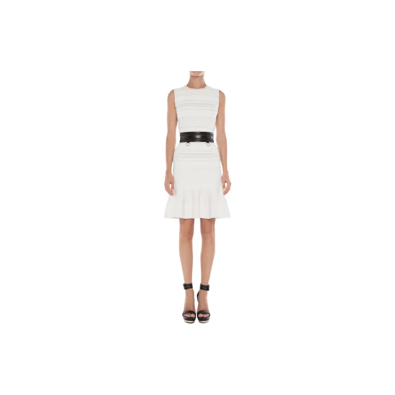 Alexander McQueen Striped Mini Dress-1