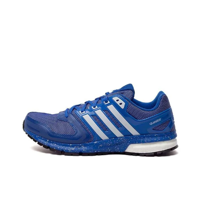 Adidas Questar Anti Slip Wear Resistant Low Top Casual Shoes Men's Blue-0