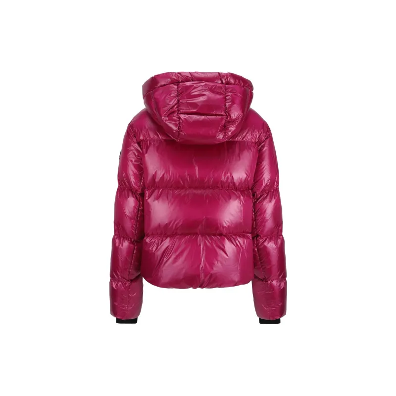 Moose Knuckles Logo Patch Zip Up Puffer Jacket-1
