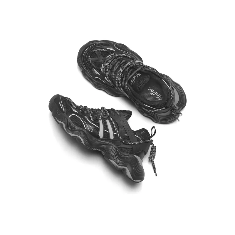 TCELLARS Cushioning Anti-Slip And Wear-Resistant Support Lightweight Height Increasing Low-Top Chunky Sneakers Unisex-7