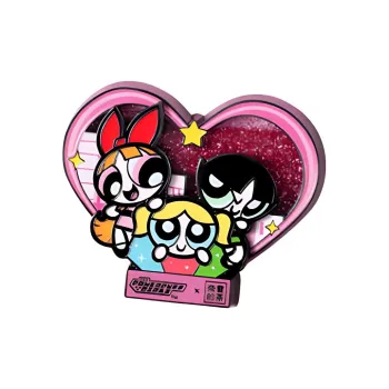 Nayuki's Tea Bubbles Fuzzy Floral The Powerpuff Girls Characters Metal Badges