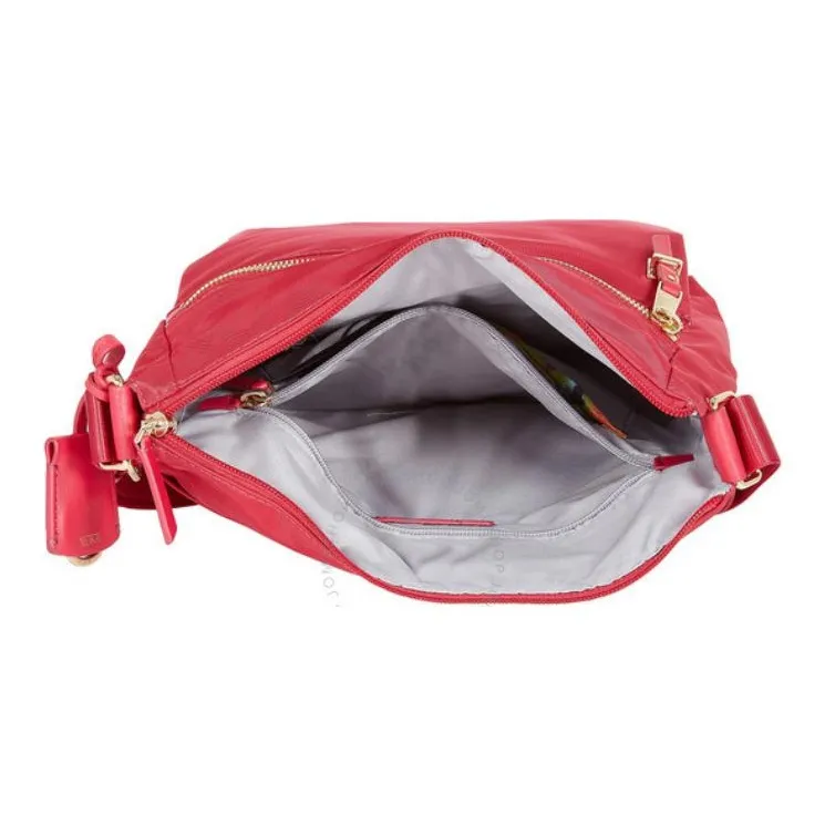 TUMI Voyageur Nylon Briefcases Shoulder Bag Crossbody Bag Medium Size Women's Overripe Plum Color-4