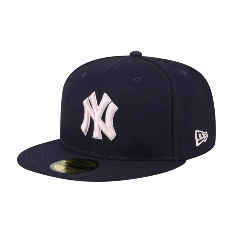 New Era Polyester Baseball Caps Men's Marine Blue-0