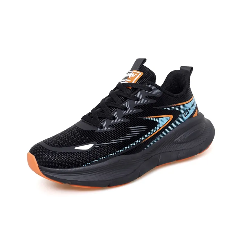 Meiretu Cushioning, Abrasion Resistant, And Resilient Properties Low Top Casual Running Shoes Men's-1