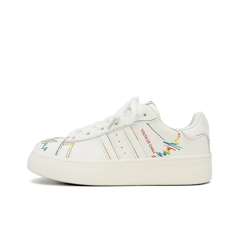 UNIITY Fashion Vintage Minimalist Style Versatile Low-Top Skateboard Shoes Women's Box Included-21