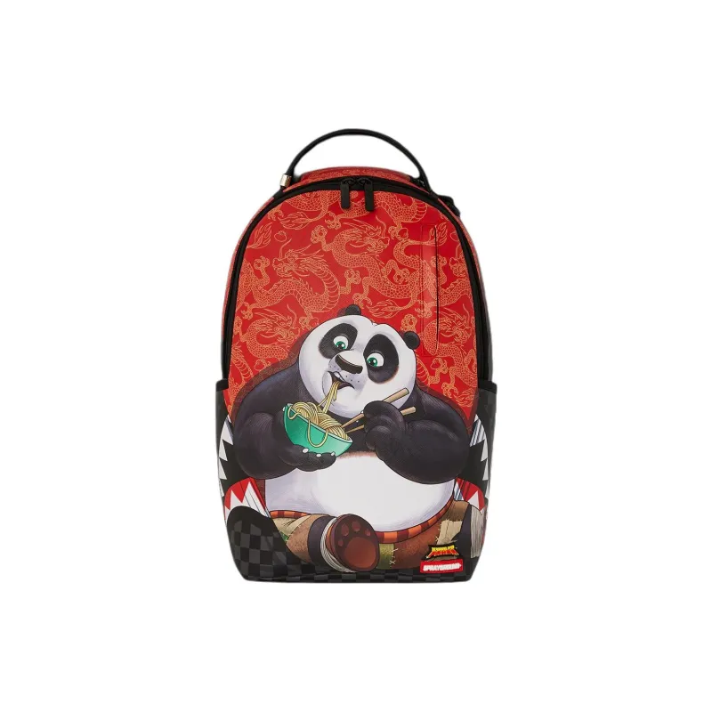 SPRAYGROUND Artificial Leather Backpack Unisex Red-0