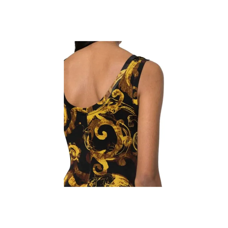 VERSACE JEANS Sleeveless Dress Women's Black-5
