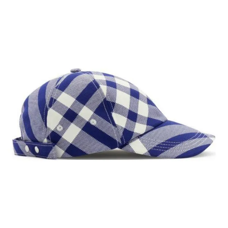Burberry Plaid Checked Curved Peak Baseball Cap-2
