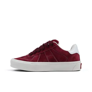 URAKCK German Army Trainers Low Top Skateboard Shoes Unisex Burgundy
