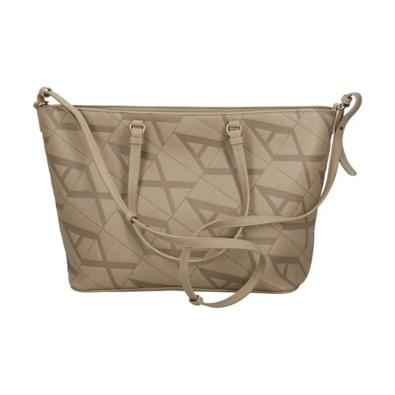 ARMANI EXCHANGEAE Polyester Tote Bag Shopping Bag Shoulder Bag Crossbody Bag Handbag Women's Beige-3