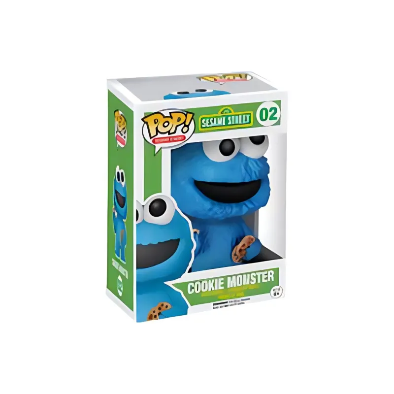 Funko Pop! Sesame Street Cookie Monster Flocked New York Comic Con Exclusive Figure #02-1