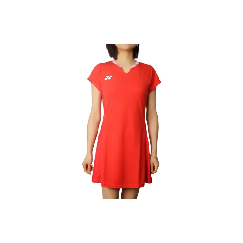 YONEX Short Sleeved Dresses Women's Diamond Red-2