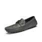 Gray[Leather Shoe Size : Athletic Shoes 41 = Size 40 in This Model]