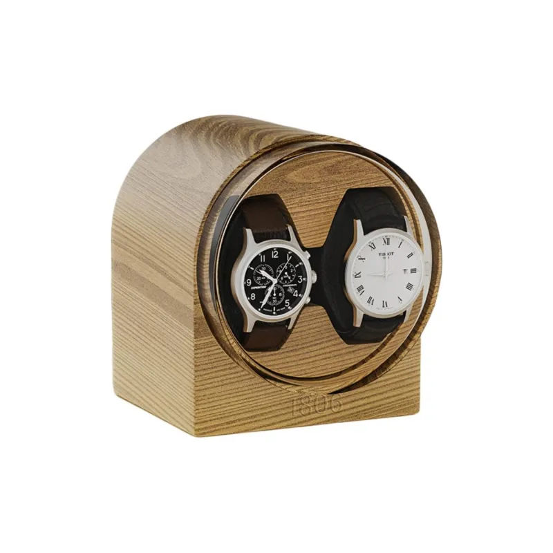 Brilliant Victory Gate Collection 1 Number Of Digits 2 Number Of Digits Watch Winder Walnut Wood Grain Timber Unisex-4