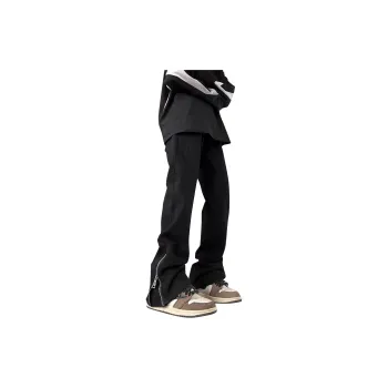 PAINT STAIN Jeans Unisex Black