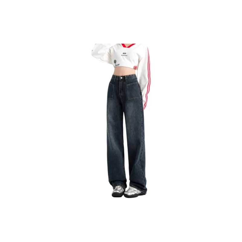 YINLEI Jeans Women's Blue-1