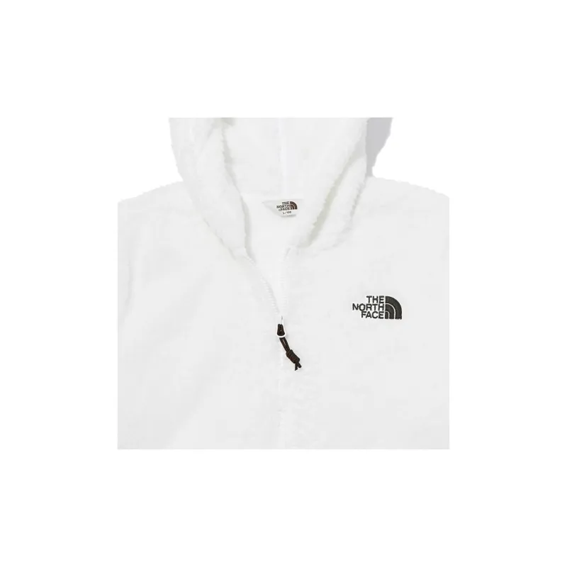 THE NORTH FACE COMFY Hooded Coat Couple's Unisex Ivory White-3