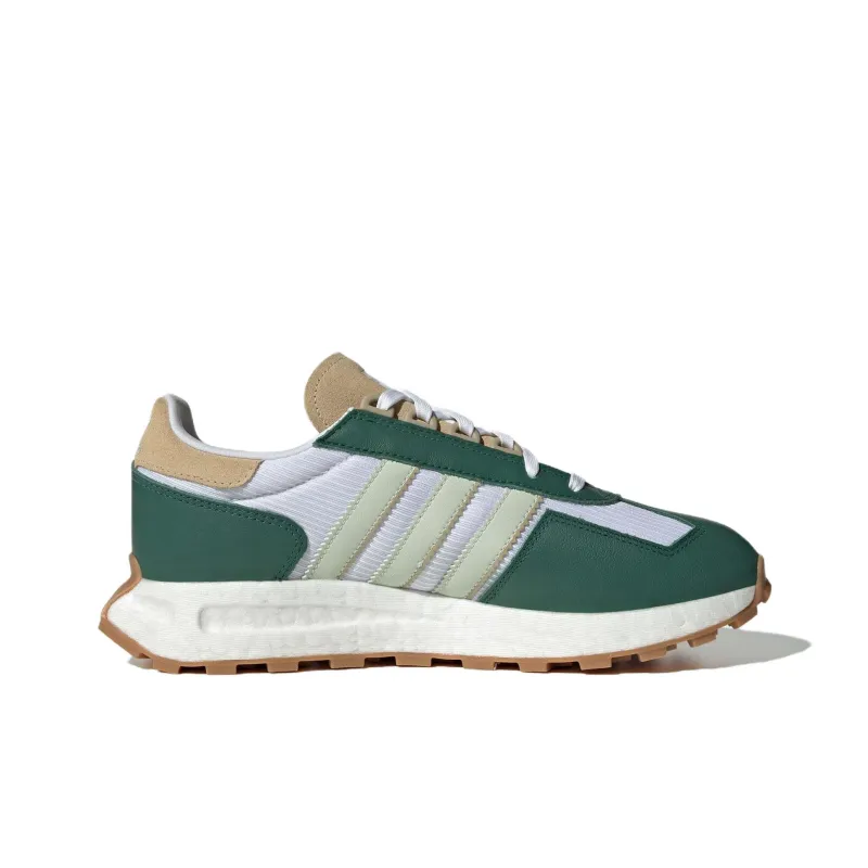 Adidas Originals Retropy E5 Anti Slip Wear Resistant Low Top Casual Shoes Unisex Green White-1