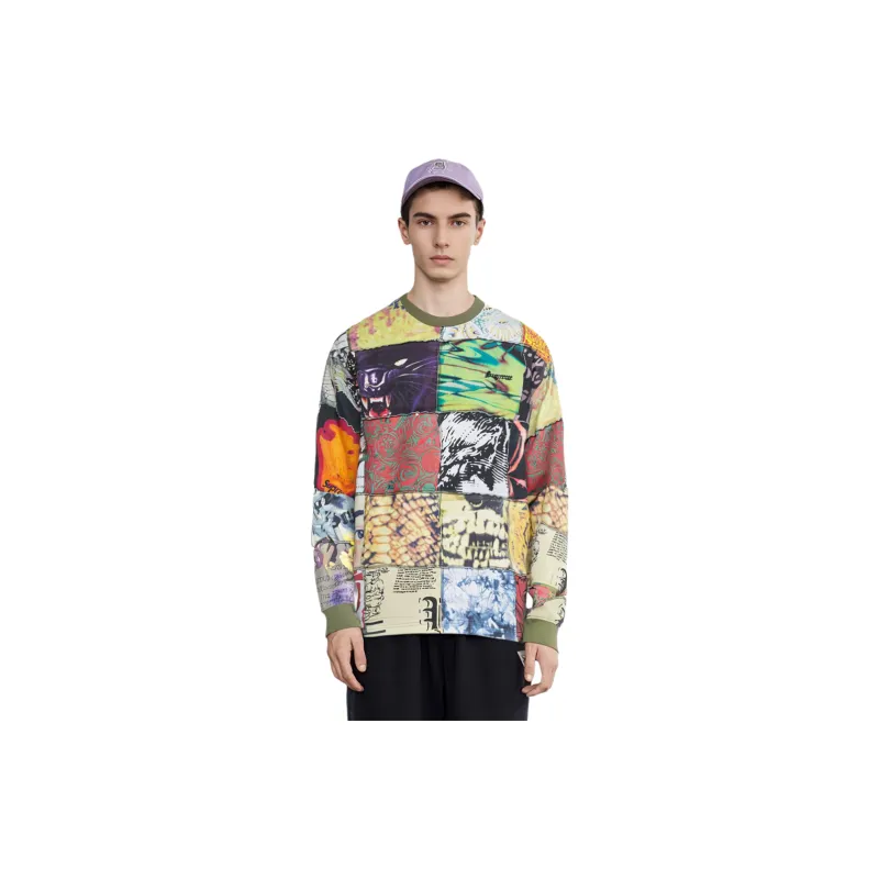 Supreme Mosaic Patchwork L/S Top-4