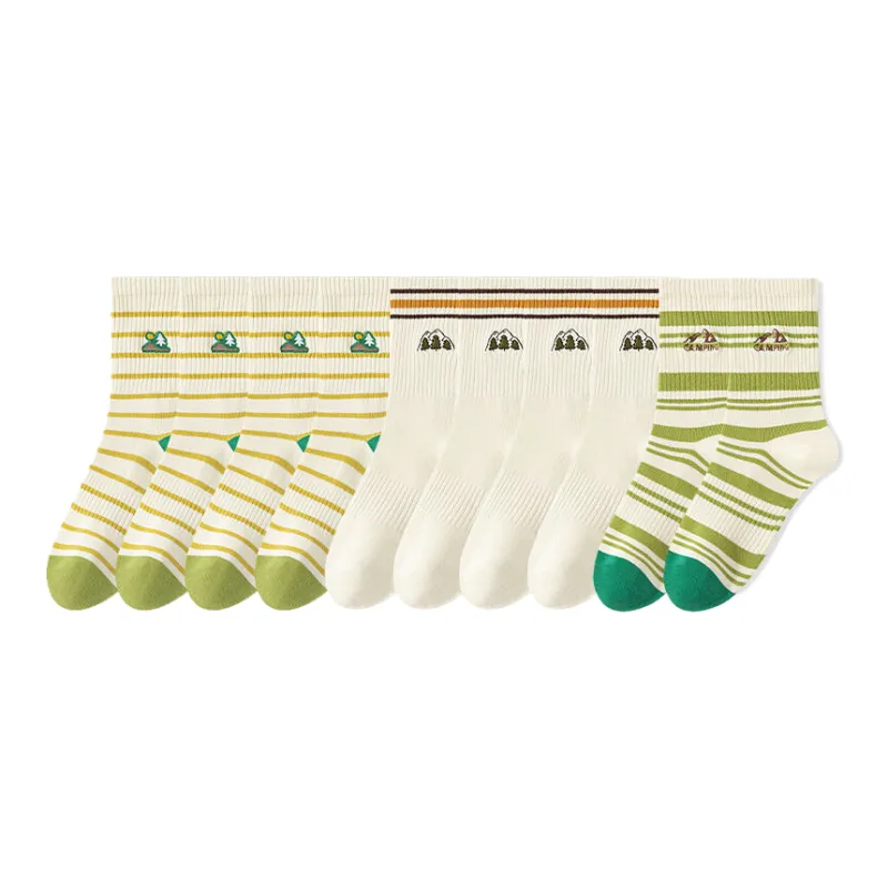 Lan Miao Mid Calf Socks Women's 10 Pack-1