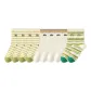 4 Yellow Stripes+4 White+2 Green Stripes