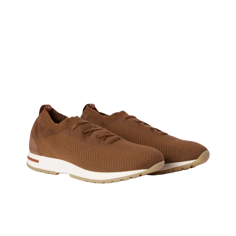 Loro Piana 360 LP Flexy Walk Low Top Casual Shoes Men's Tan-2