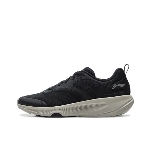 LiNing Lan Guang Shock Absorbers Slip Resistant, Abrasion Resistant, Breathable Low Top Training Shoes Men's Black