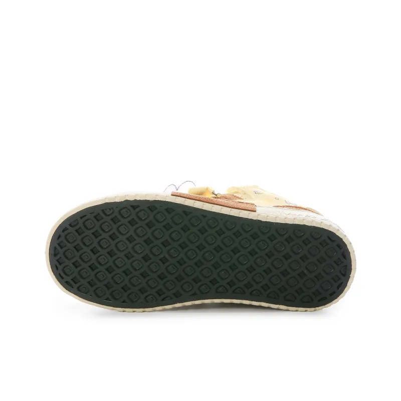 Lovely You Lightweight Anti Slip Low Top Skateboard Shoes Women's Yellow-5