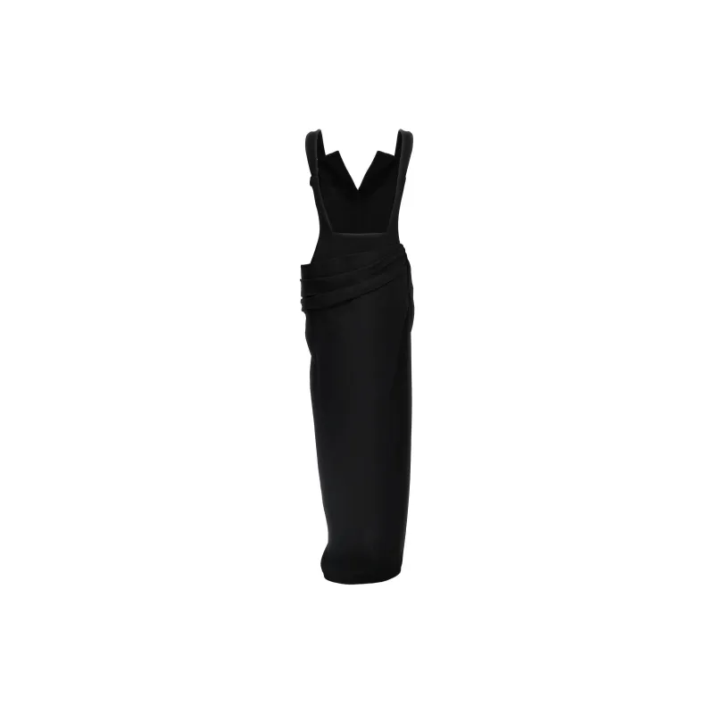 Givenchy V Neck Draped Dress-1