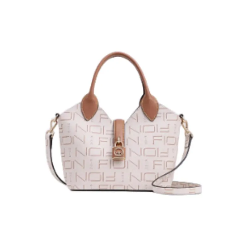 FION PVC Basket Bag Tote Bag Shopping Bag Shoulder Bag Crossbody Bag Handbag Medium Size Women's Multicolor-9